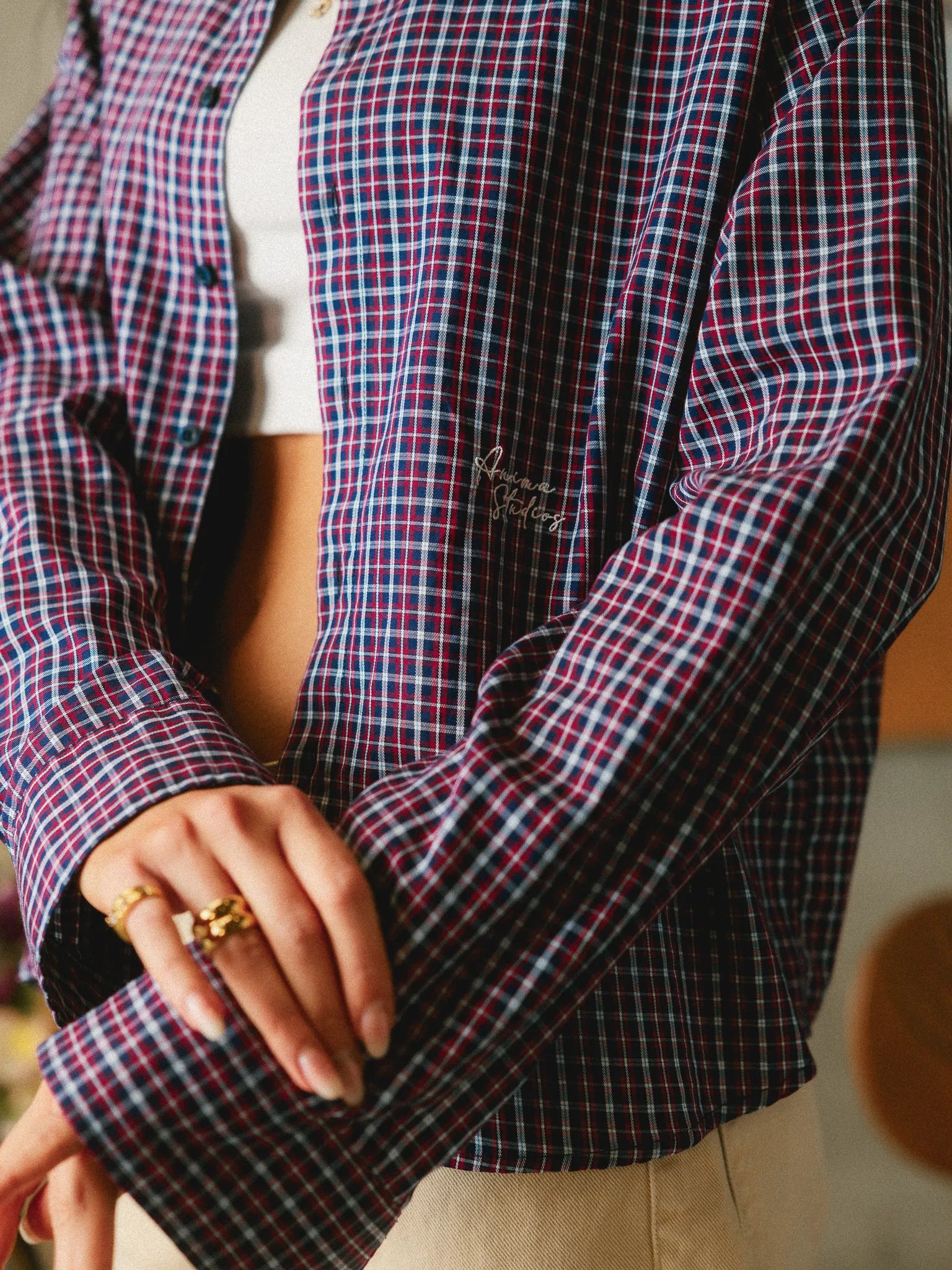 Red&Blue Check Shirt