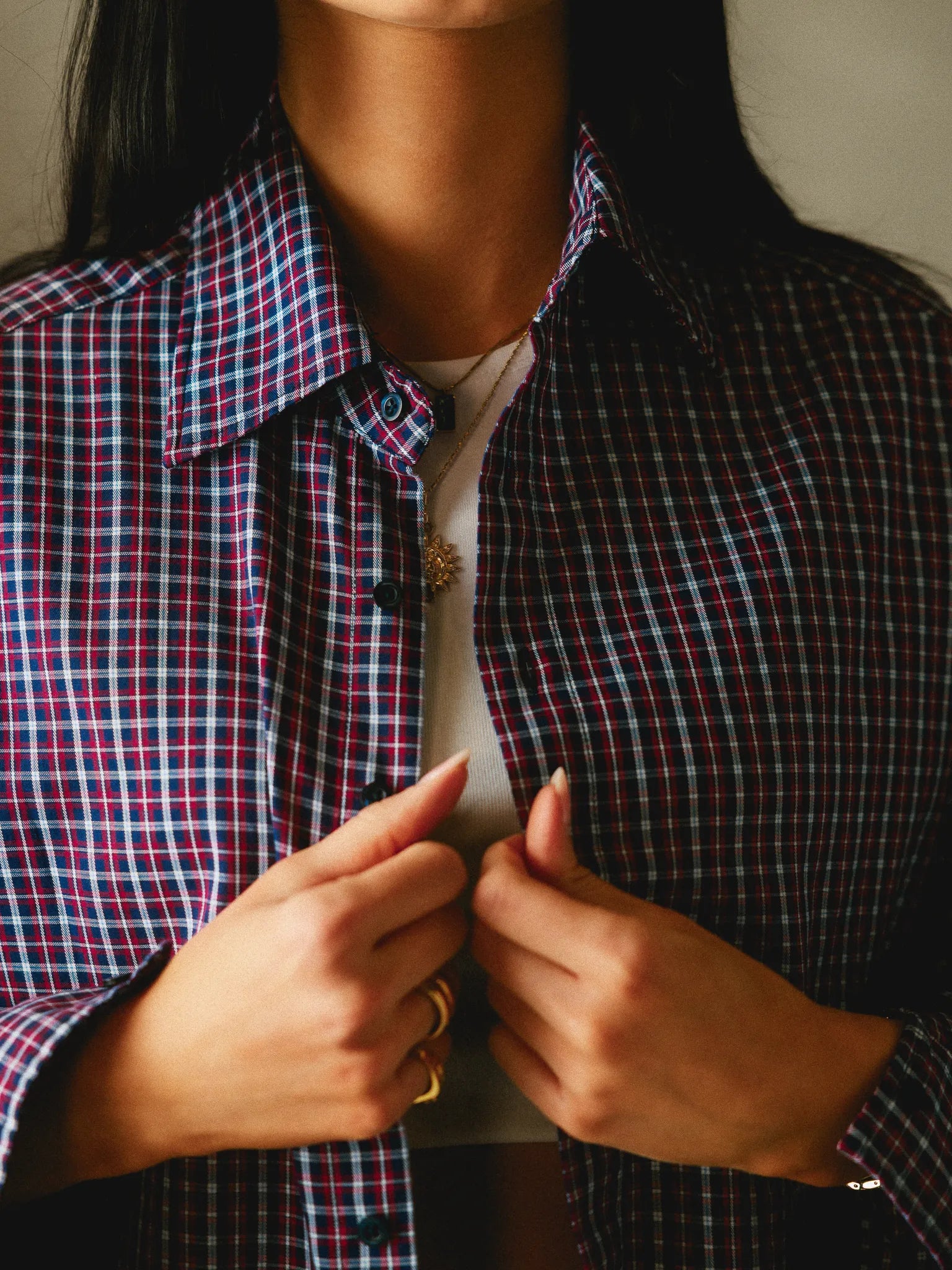 Red&Blue Check Shirt
