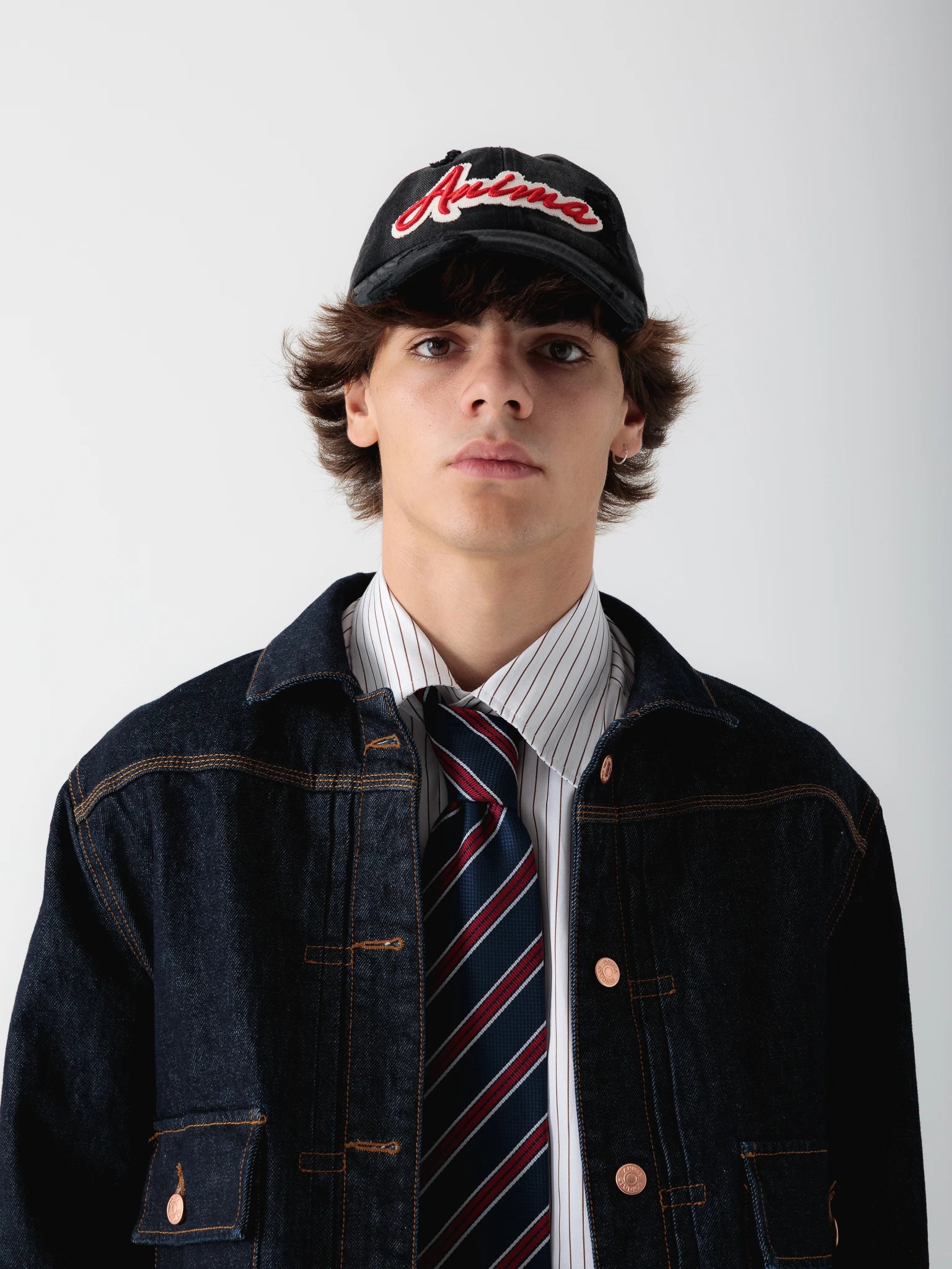 Embroidered Black Cap