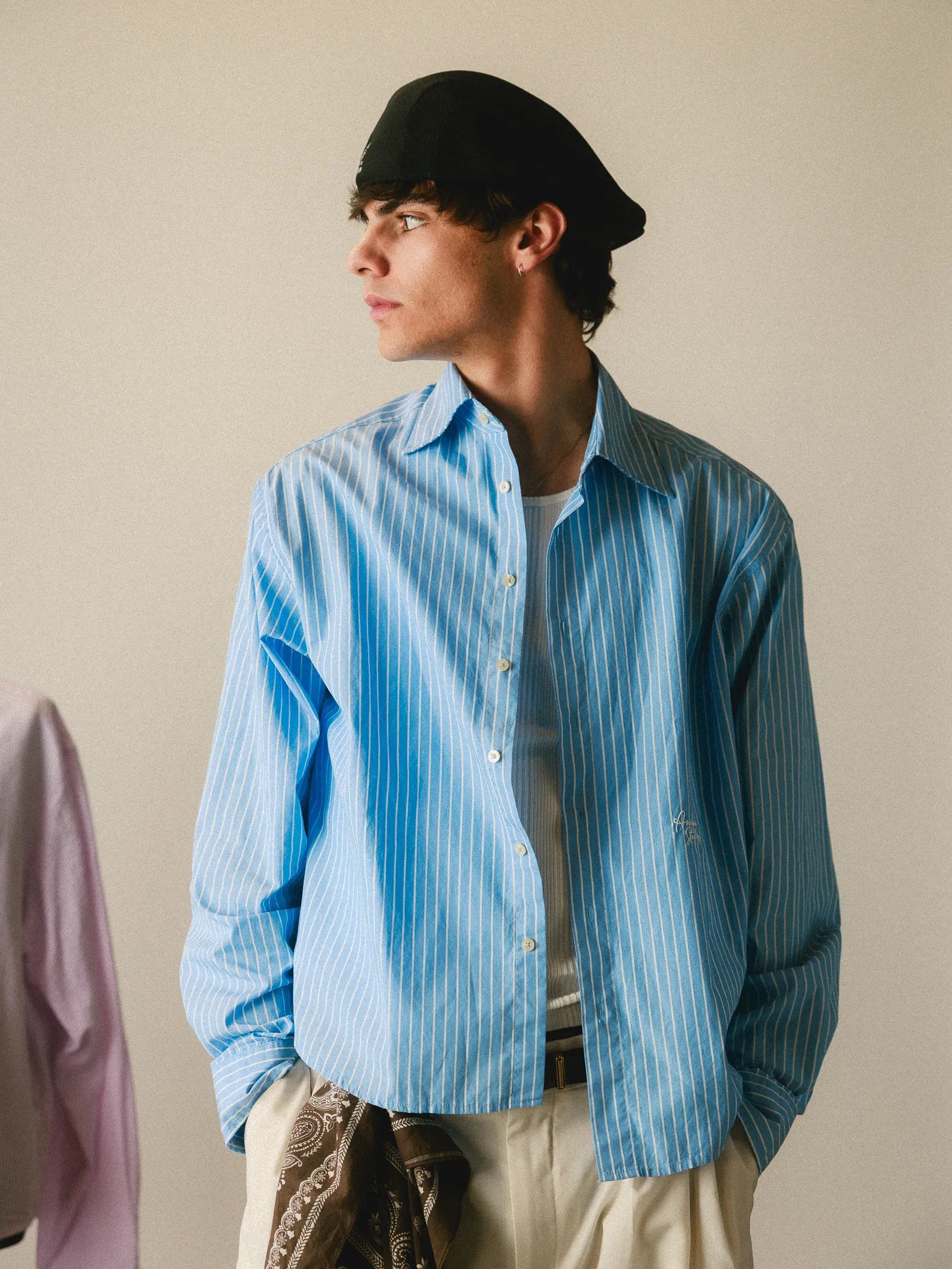 Wide-striped Shirt