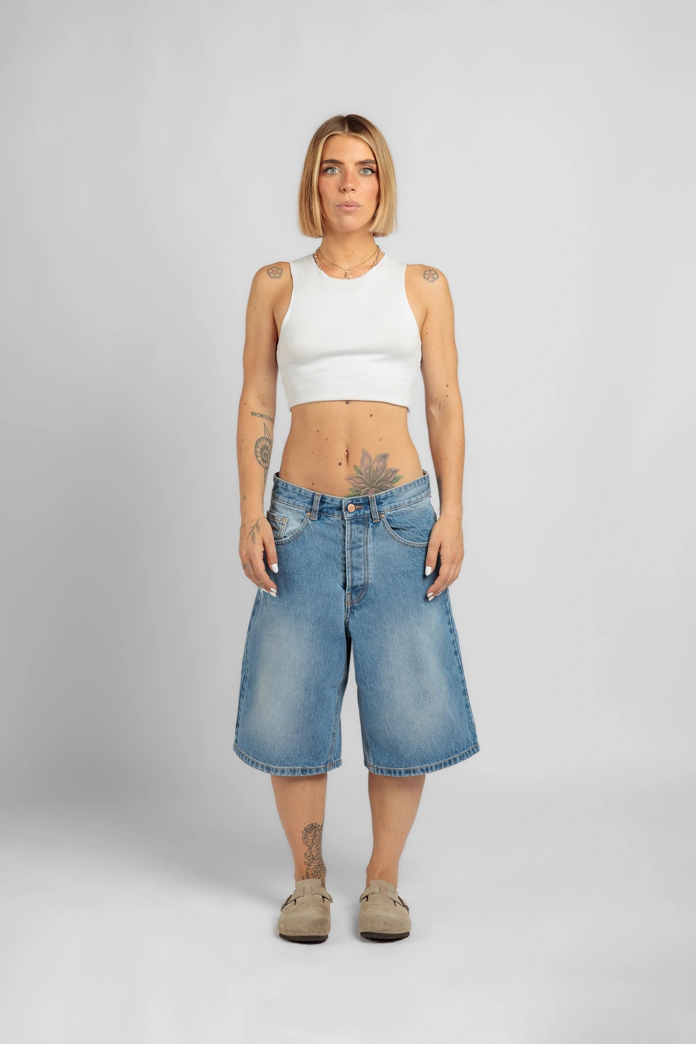 Blu Denim Shorts