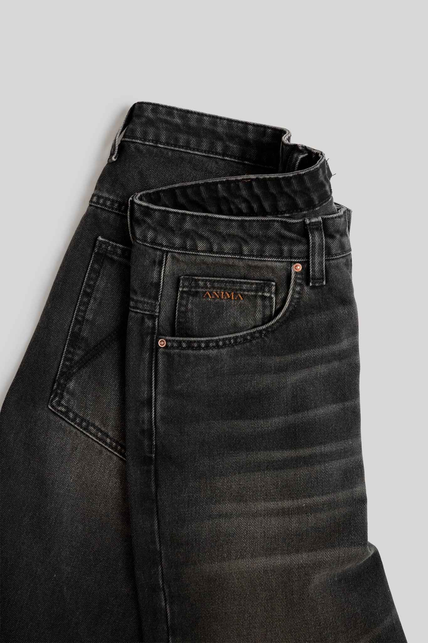 Black Baggy Fit Denim