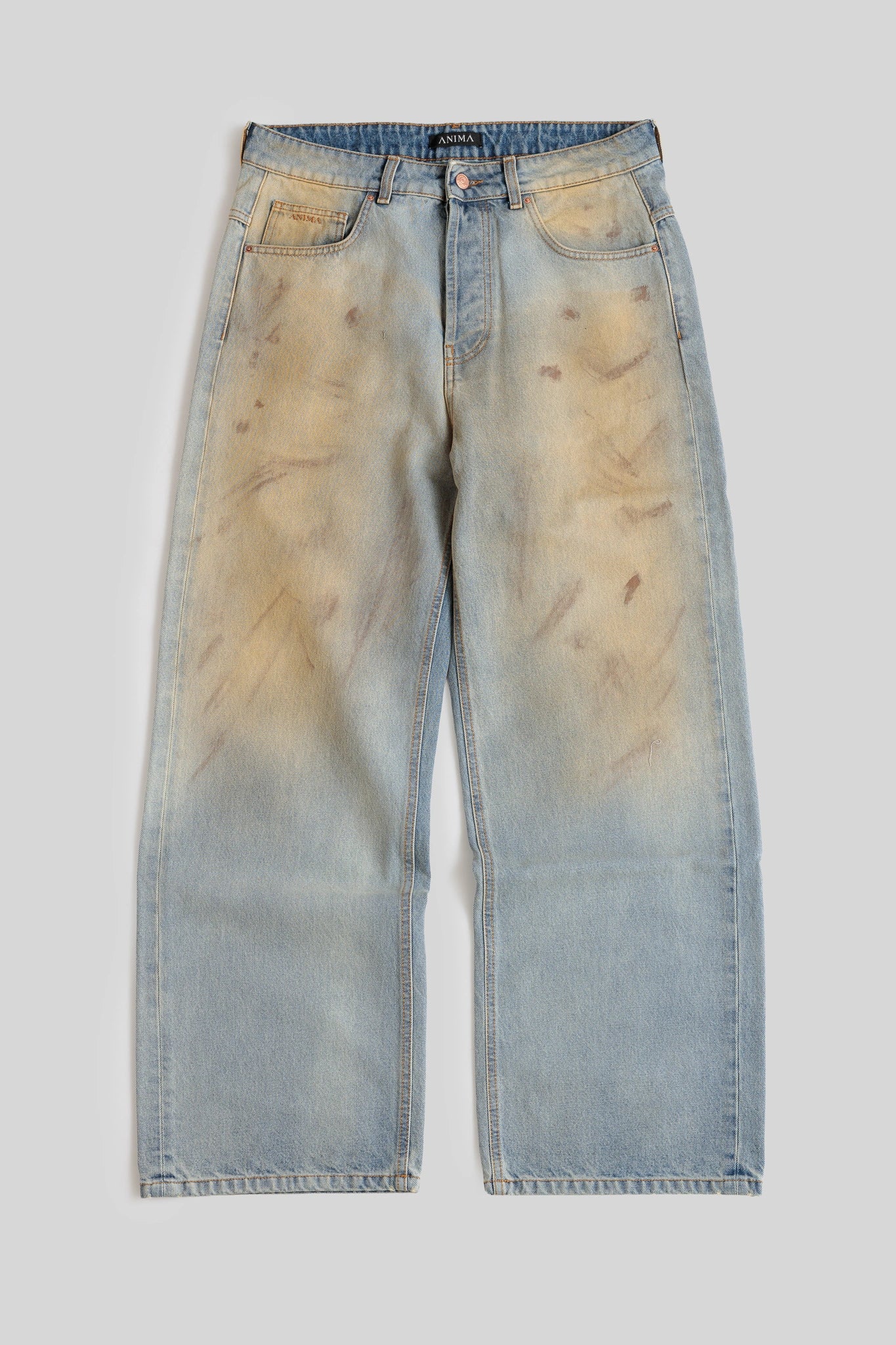 Dirty Washed Baggy Denim