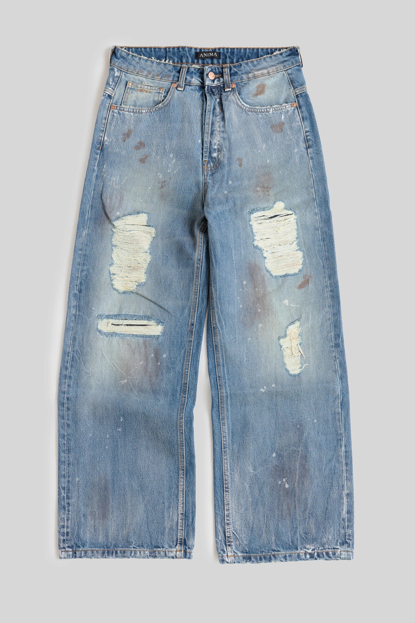 Ripped Baggy Blue