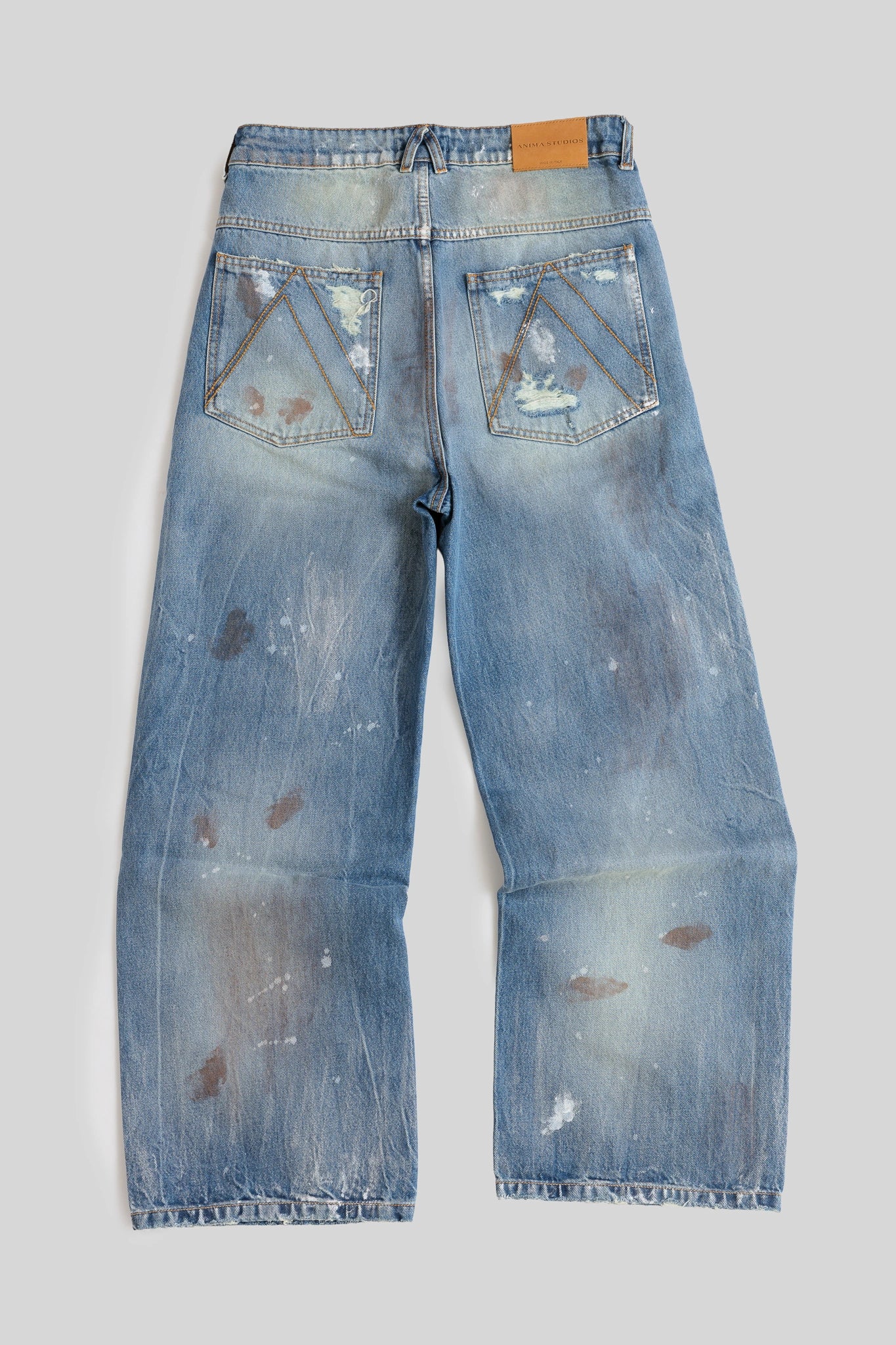 Ripped Baggy Blue