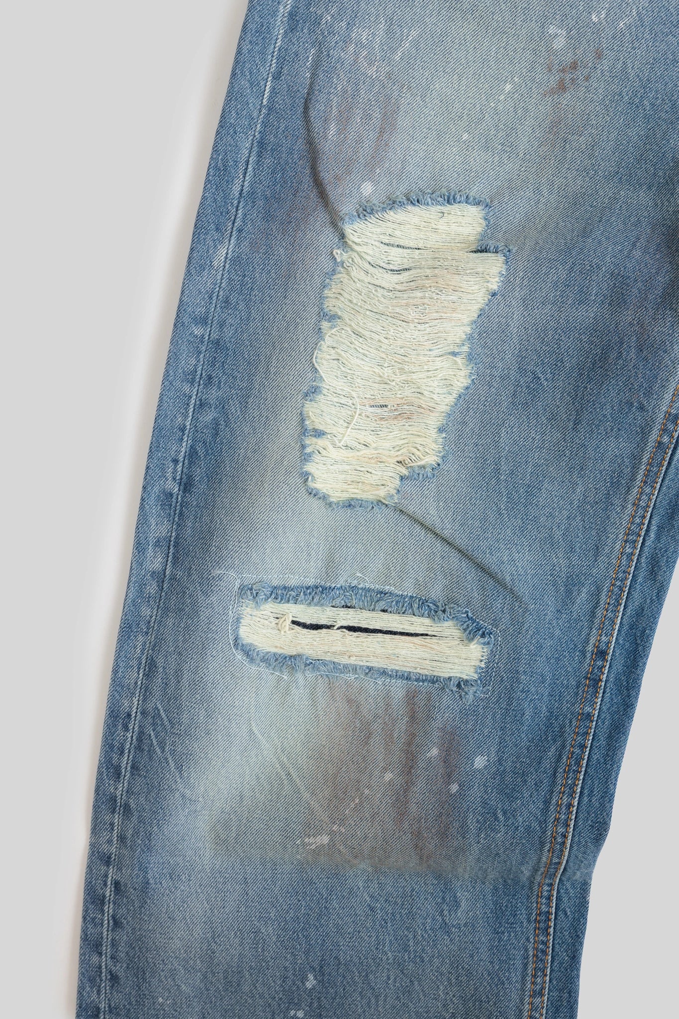 Ripped Baggy Blue