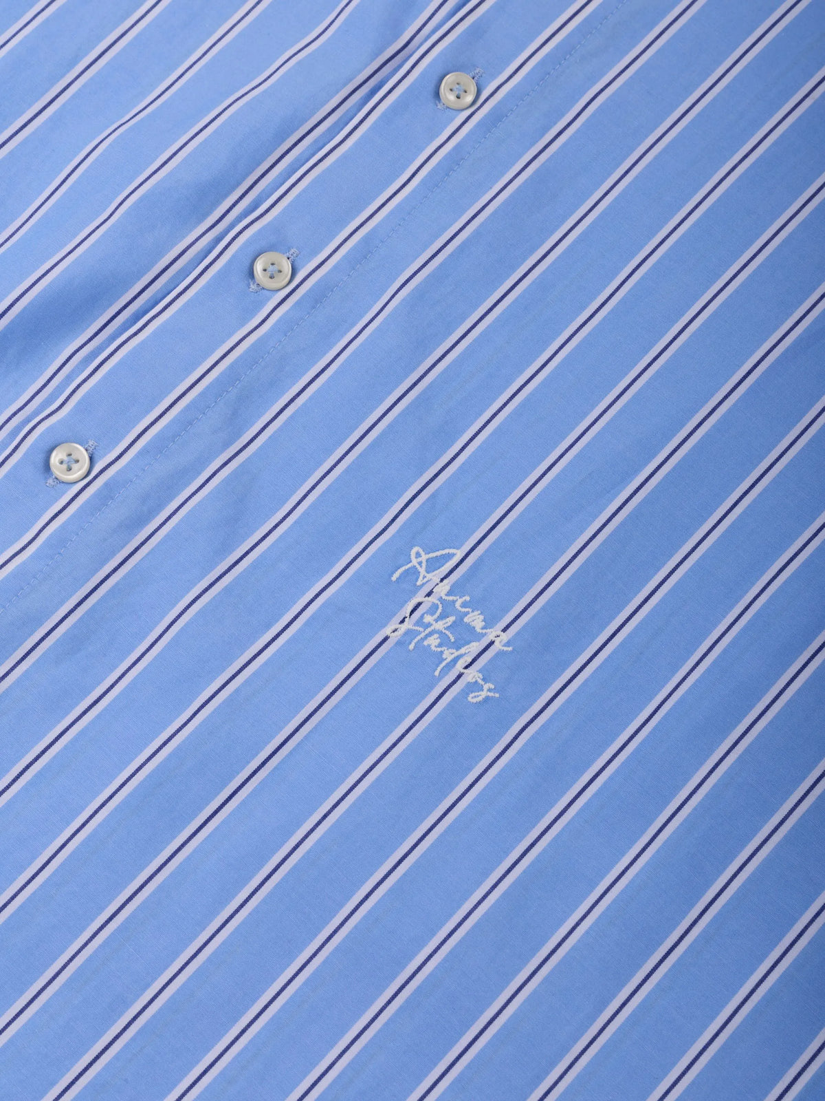 Stripe Shirt Anima Studios, dettaglio del tessuto