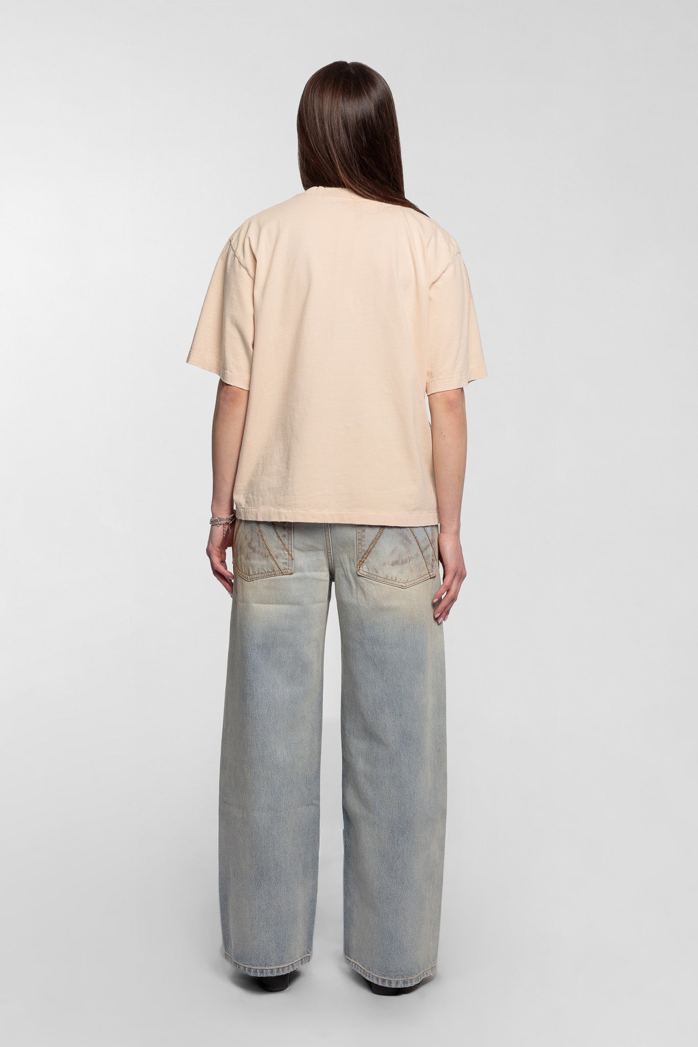 Boxy T-shirt Beige