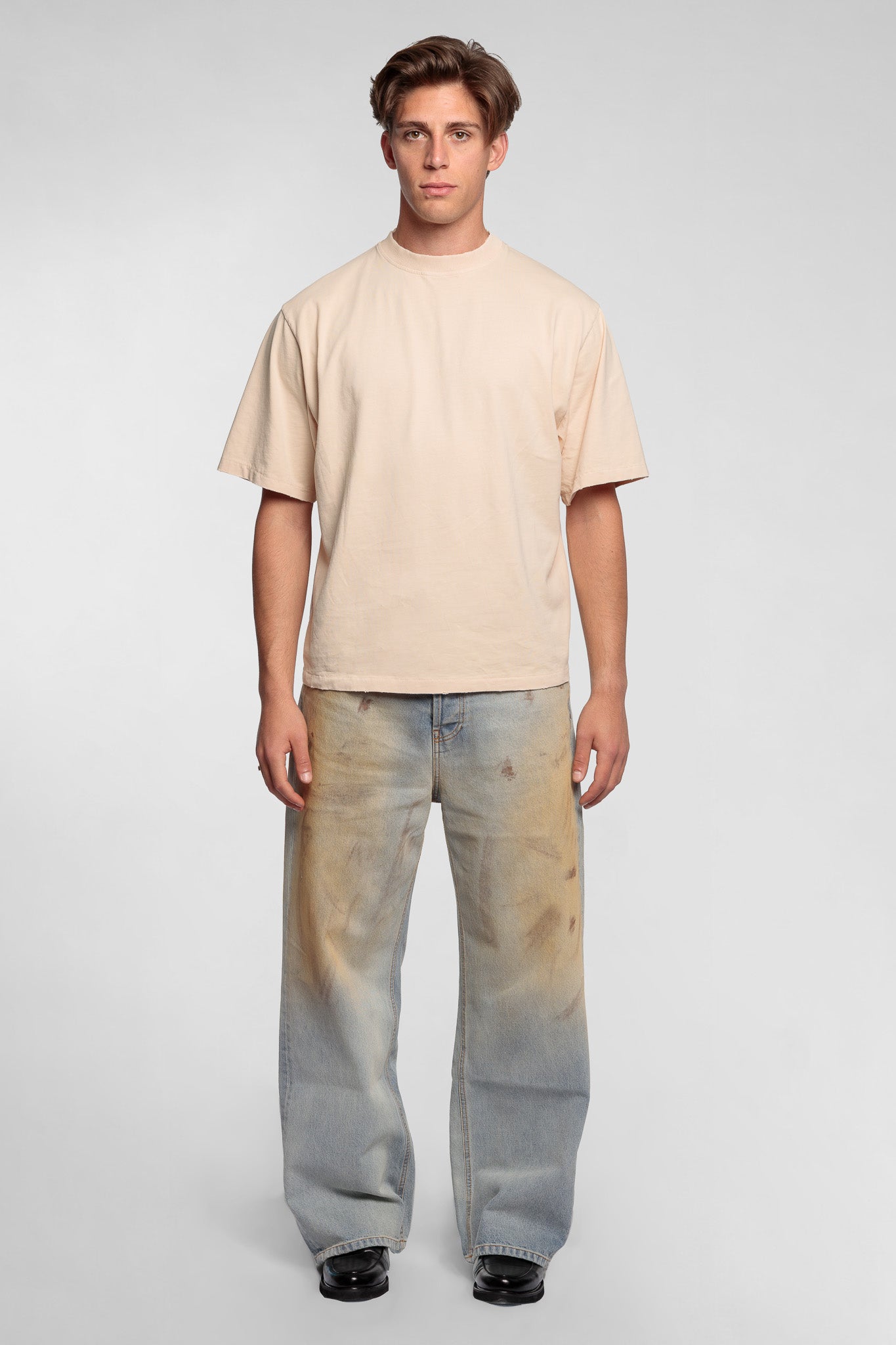 Boxy T-shirt Beige