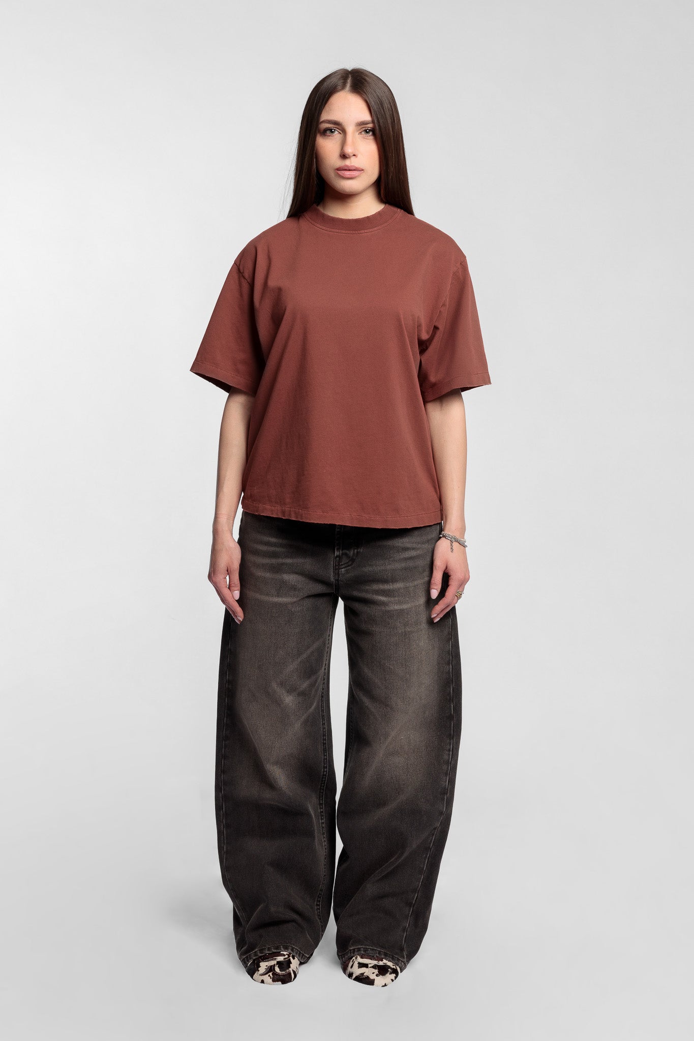 Boxy T-shirt Mocha