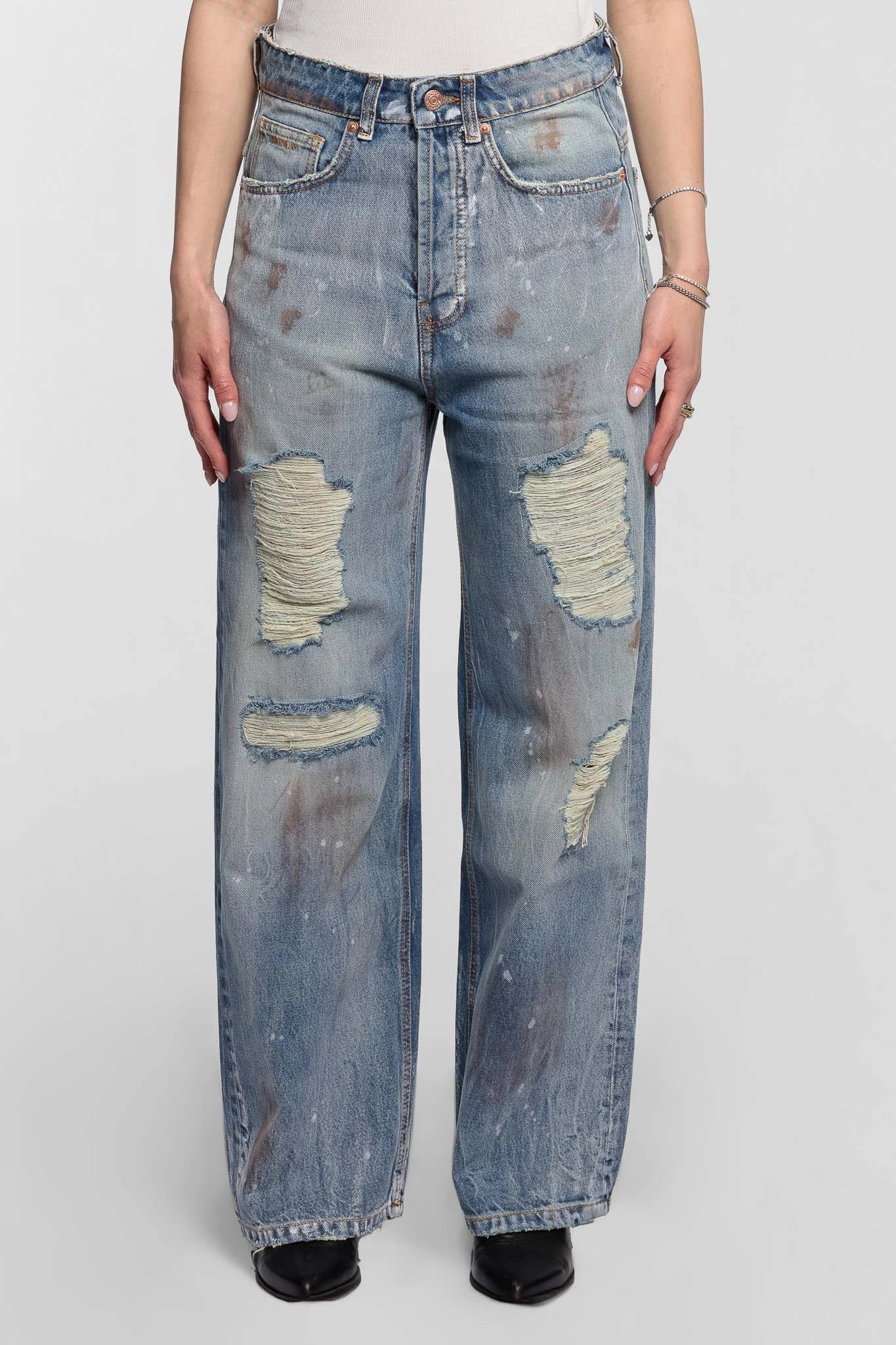 Ripped Baggy Blue