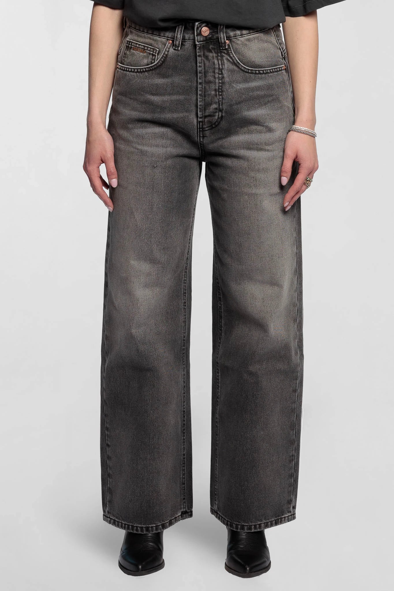 Smoked Baggy Fit Denim
