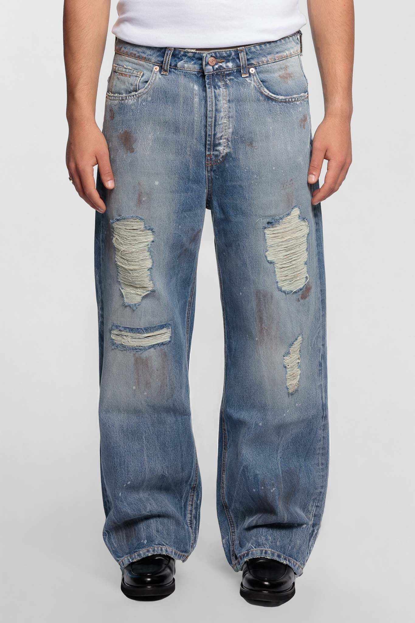 Ripped Baggy Blue