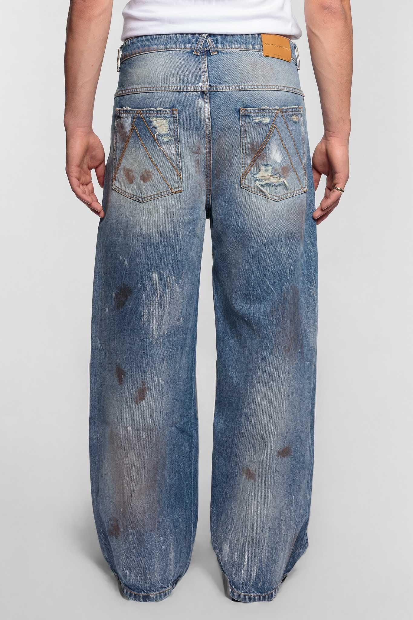 Ripped Baggy Blue