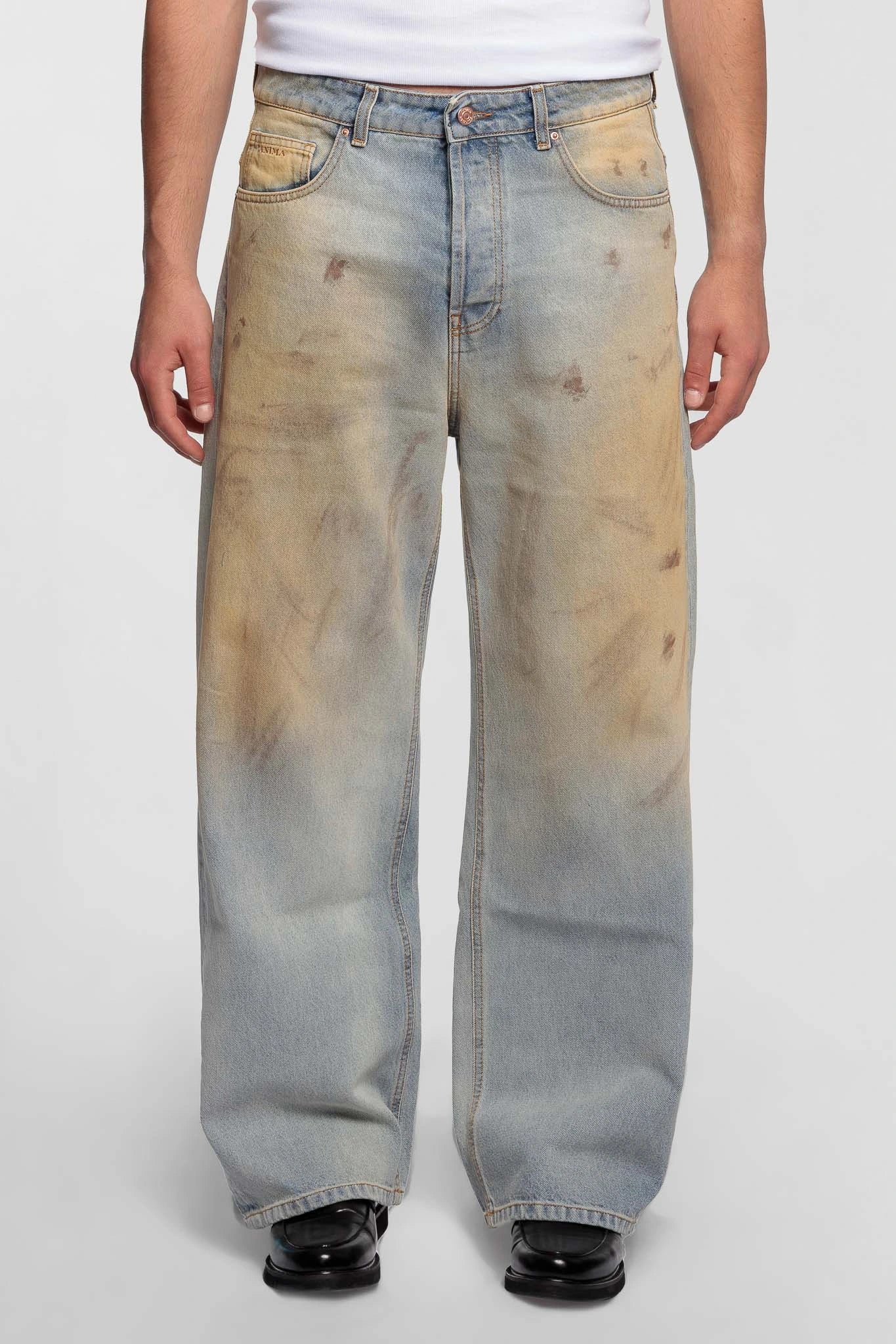 Dirty Washed Baggy Denim
